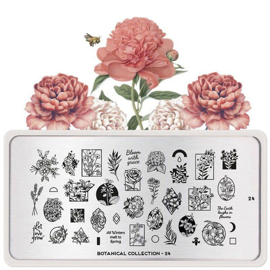 Botanical 24 ✦ Nail Stamping Plate - MoYou London