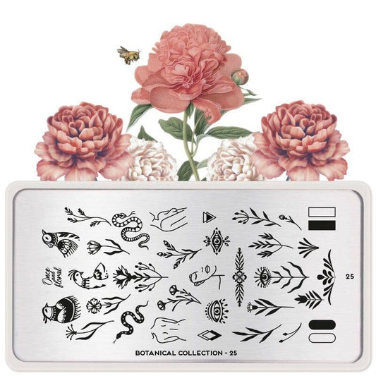 Botanical 25 ✦ Nail Stamping Plate - MoYou London