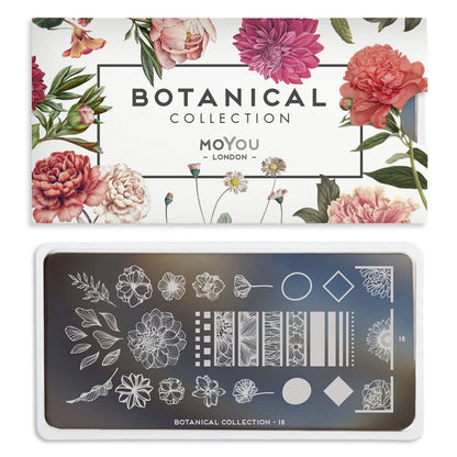 Botanical 18 ✦ Nail Stamping Plate - MoYou London