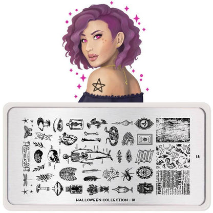 Halloween 18 ✦ Nail Stamping Plate - MoYou London