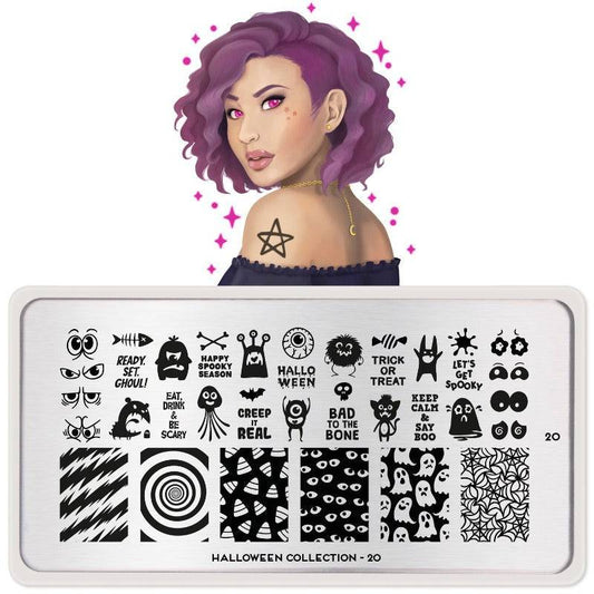 Halloween 20 ✦ Nail Stamping Plate - MoYou London
