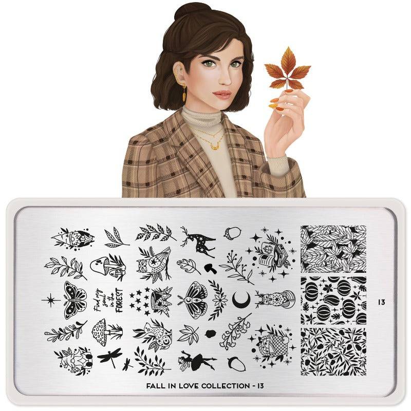 Fall in Love 13 ✦ Nail Stamping Plate - MoYou London