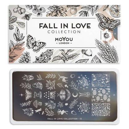 Fall in Love 13 ✦ Nail Stamping Plate - MoYou London
