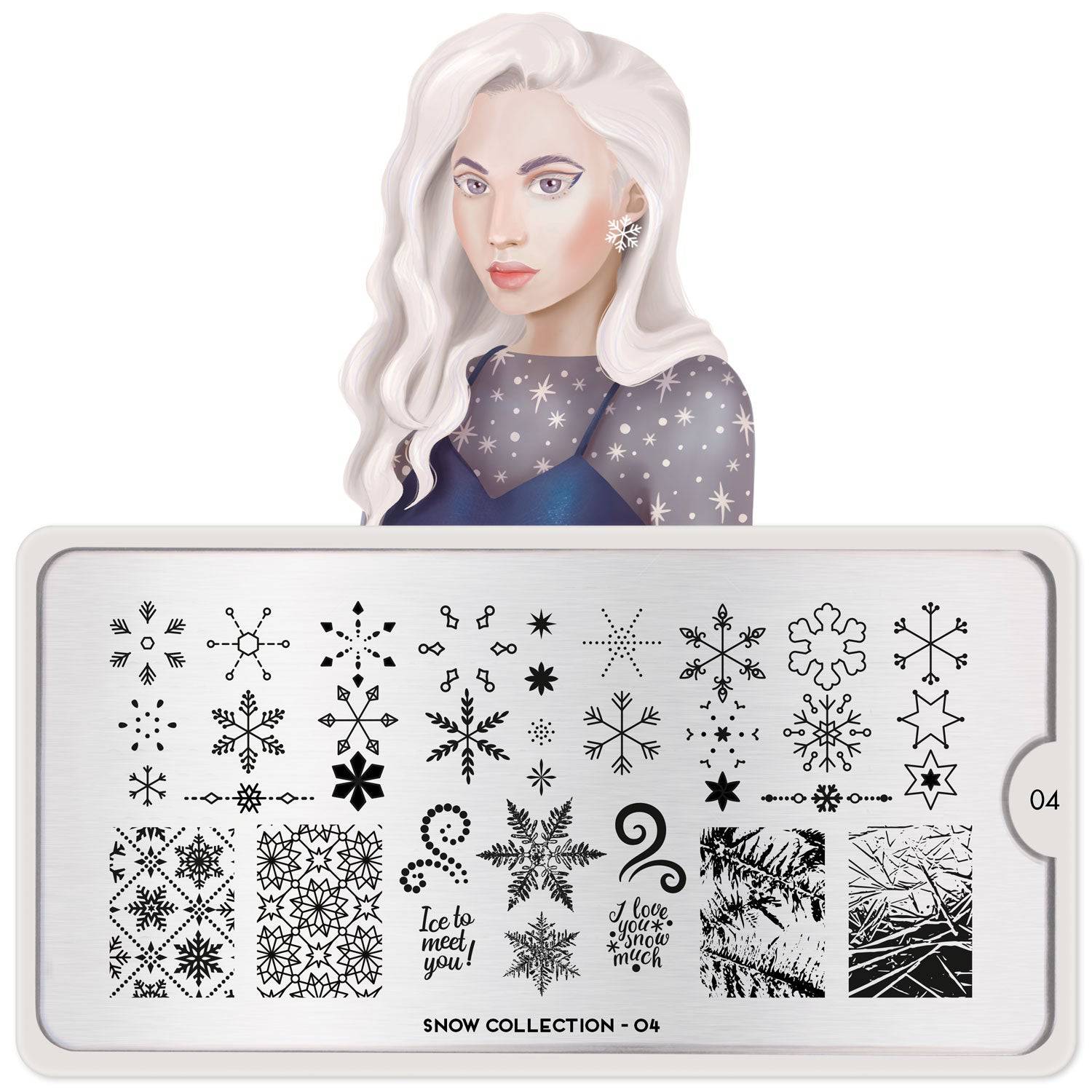 Winter Plate Bundle ★ £10 ONLY! Nail Art Stencil Bundles MoYou London 