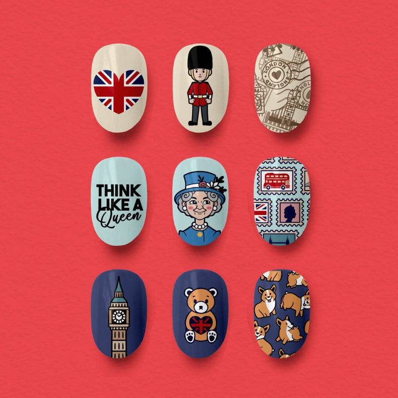 What the Plate 03 ✦ The Queen Nail Stamping Plate - MoYou London