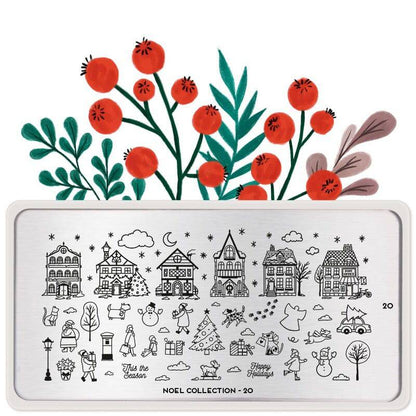 Noel 20 ✦ Nail Stamping Plate - MoYou London