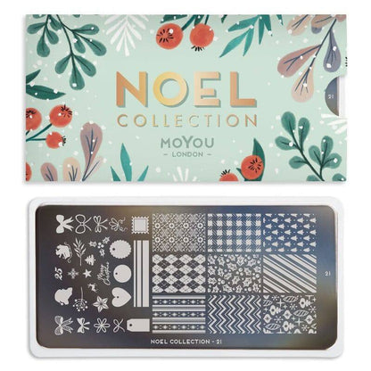 Noel 21 ✦ Nail Stamping Plate - MoYou London