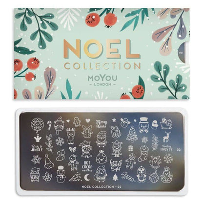 Noel 22 ✦ Nail Stamping Plate - MoYou London