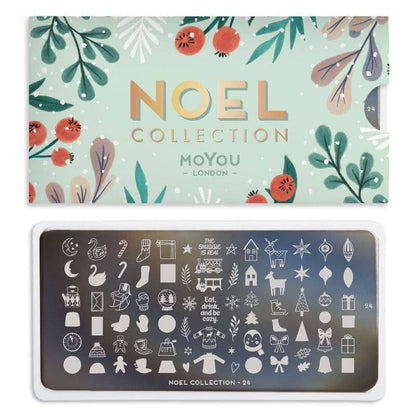 Noel 24 ✦ Nail Stamping Plate - MoYou London