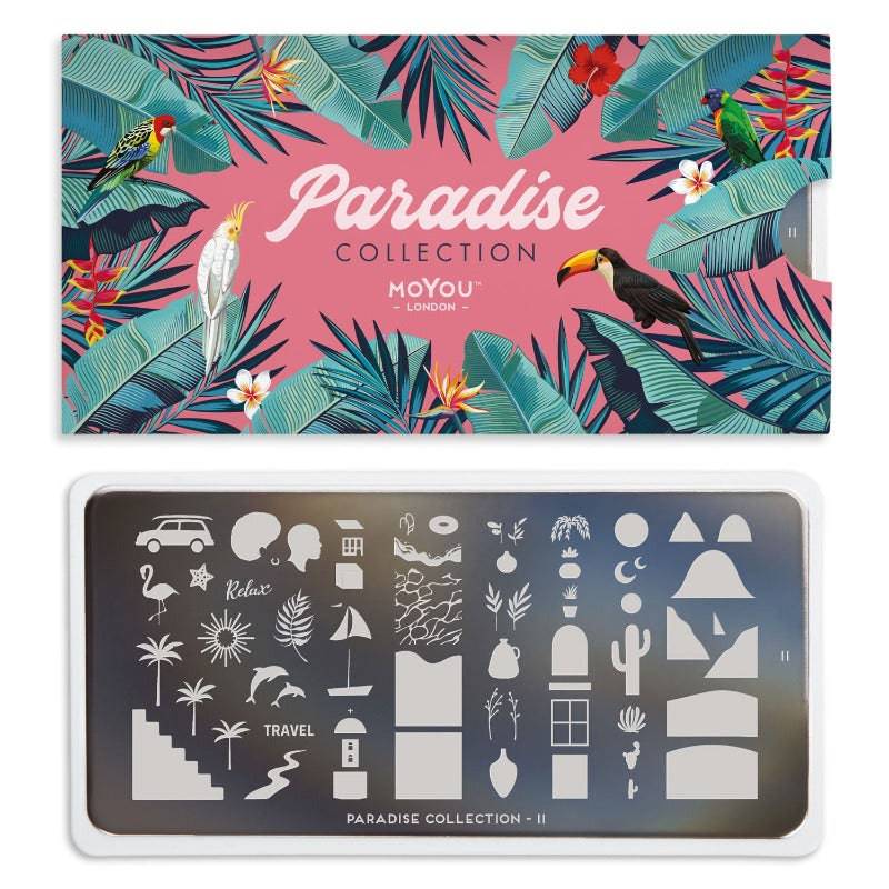 Paradise 11 ✦ Nail Stamping Plate - MoYou London
