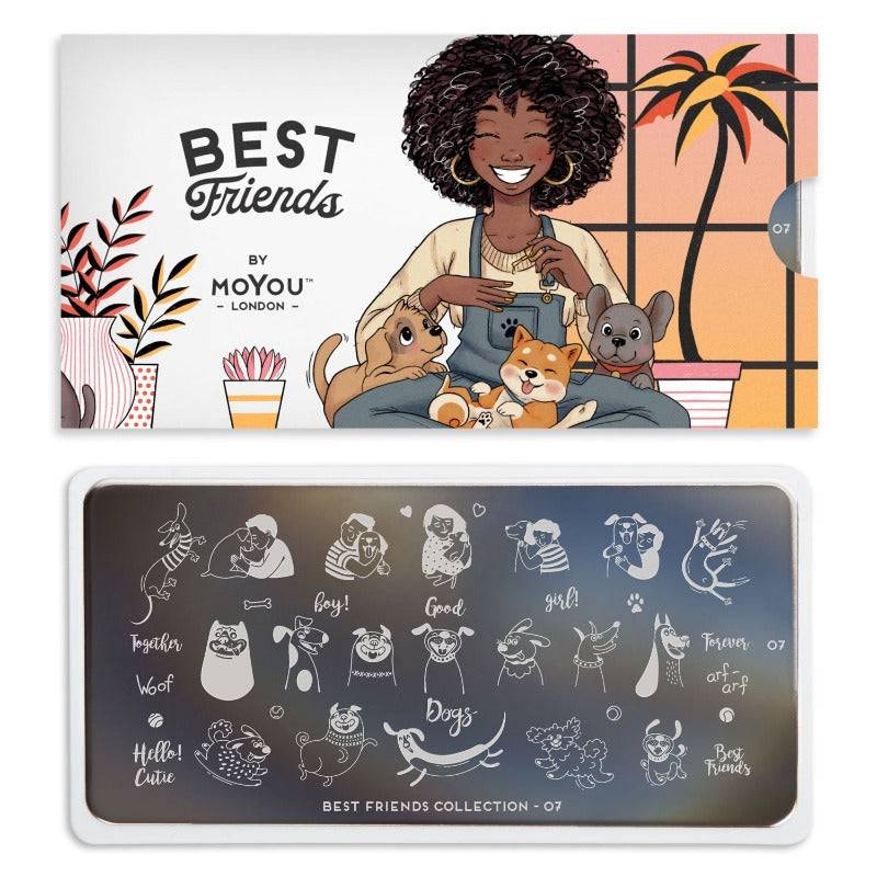 Best Friends 07 ✦ Nail Stamping Plate - MoYou London