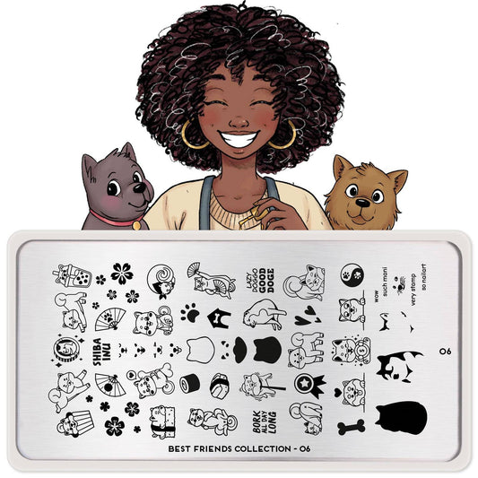 Best Friends 06 ✦ Nail Stamping Plate - MoYou London