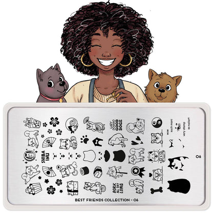 Best Friends 06 ✦ Nail Stamping Plate - MoYou London