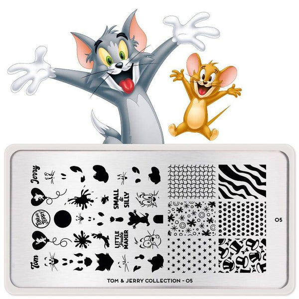 Tom & Jerry 05 Nail Stamping Plate — MoYou London