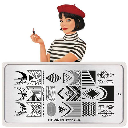 NEW Frenchy 04 ✦ Nail Stamping Plate - MoYou London