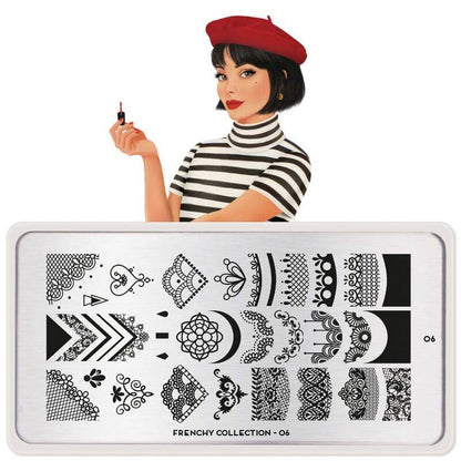 NEW Frenchy 06 ✦ Nail Stamping Plate - MoYou London