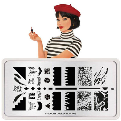 NEW Frenchy 09 ✦ Nail Stamping Plate - MoYou London