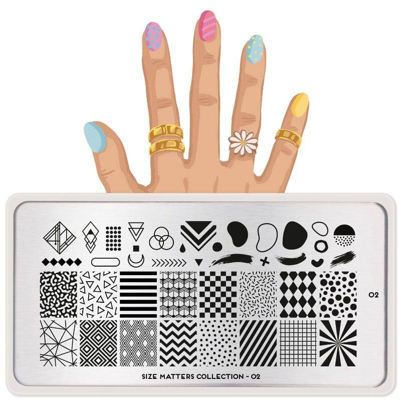 Size Matters 02 ✦ Nail Stamping Plate - MoYou London