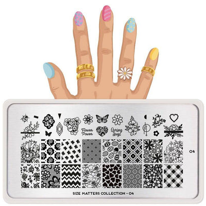 Size Matters 04 ✦ Nail Stamping Plate - MoYou London