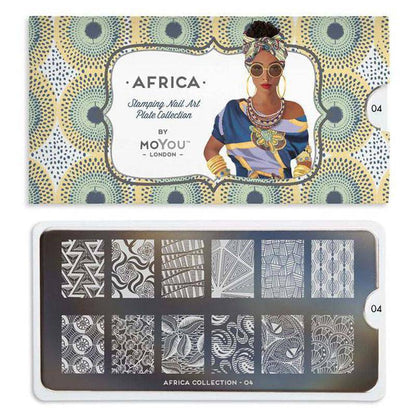 Africa 04 ✦ Nail Stamping Plate - MoYou London
