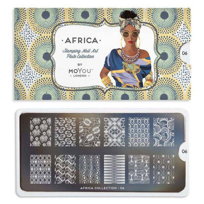 Africa 06 ✦ Nail Stamping Plate - MoYou London