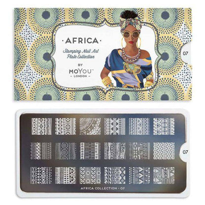 Africa 07 ✦ Nail Stamping Plate - MoYou London