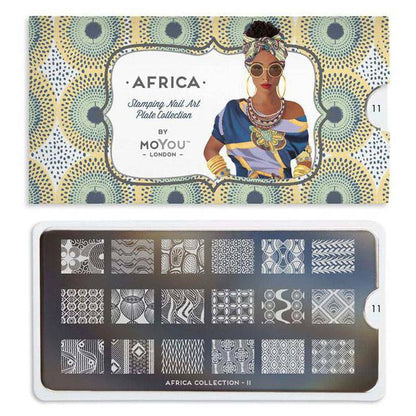Africa 11 ✦ Nail Stamping Plate - MoYou London