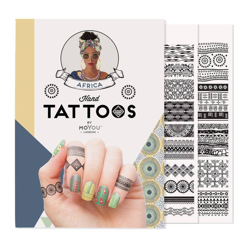 Africa Black Temporary Tattoo