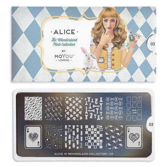Alice 03 ✦ Nail Stamping Plate - MoYou London