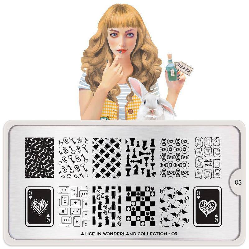 Alice 03 ✦ Nail Stamping Plate - MoYou London
