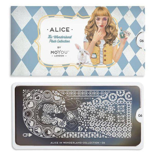 Alice 06 ✦ Nail Stamping Plate - MoYou London