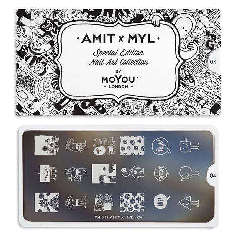 Amit x MYL 04-Stencil-stamping-Nail Art Stencil-MoYou London