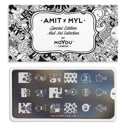 Amit x MYL 04-Stencil-stamping-Nail Art Stencil-MoYou London