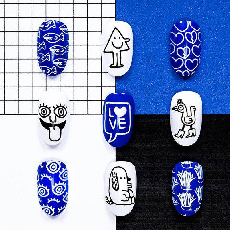 Amit x MYL 06 Nail Art Stencil MoYou London 