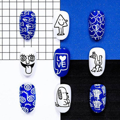 Amit x MYL 06 Nail Art Stencil MoYou London 