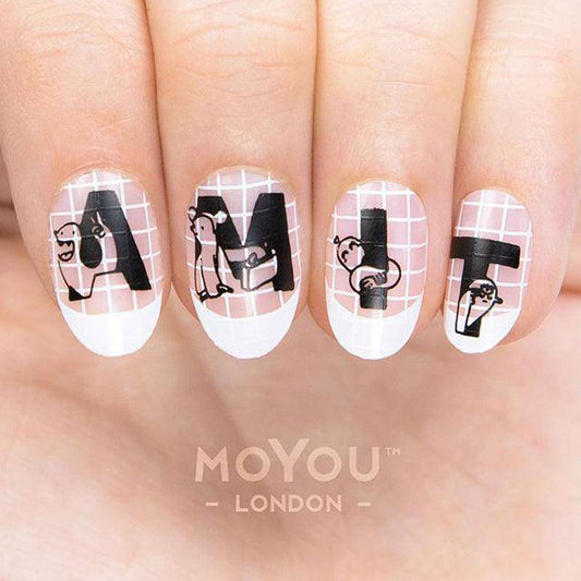 Amit x MYL 07 Nail Art Stencil MoYou London