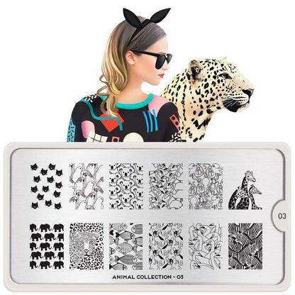 Animal 03 ✦ Nail Stamping Plate - MoYou London