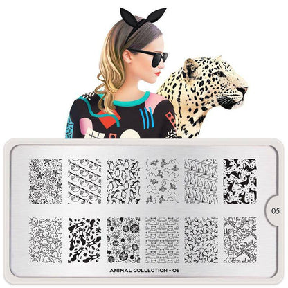 Animal 05 ✦ Nail Stamping Plate - MoYou London