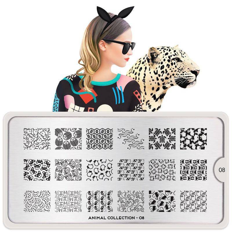 Animal 08 ✦ Nail Stamping Plate - MoYou London