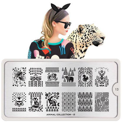 Animal 13 ✦ Nail Stamping Plate - MoYou London