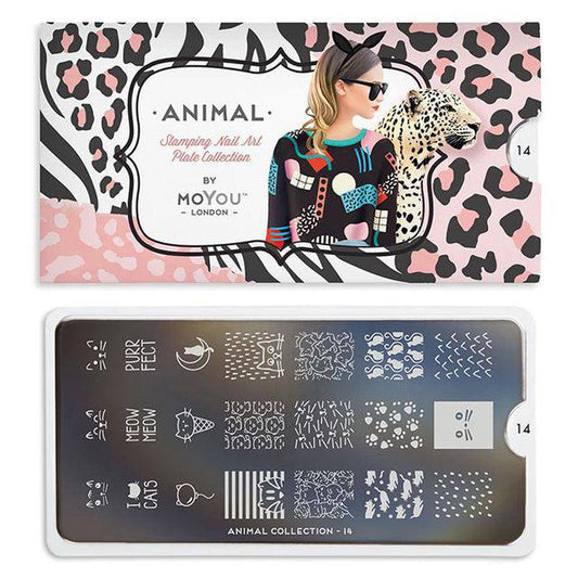 Animal 14 ✦ Nail Stamping Plate - MoYou London