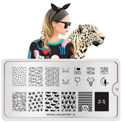 Animal 15 ✦ Nail Stamping Plate - MoYou London