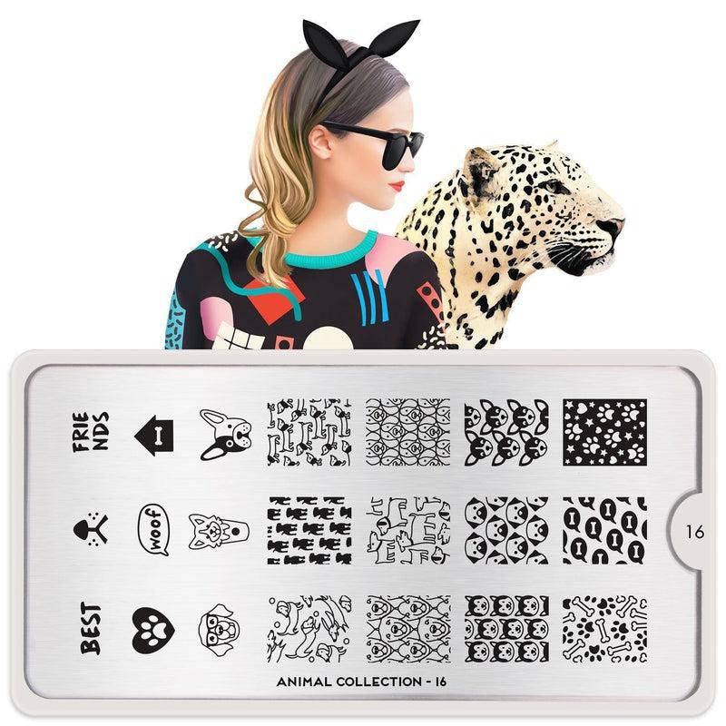Animal 16 ✦ Nail Stamping Plate - MoYou London