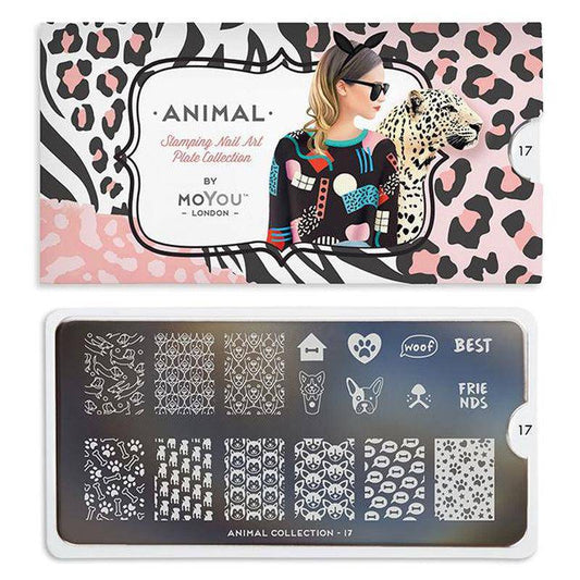 Animal 17 ✦ Nail Stamping Plate - MoYou London
