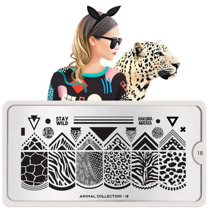 Animal 18 ✦ Nail Stamping Plate - MoYou London