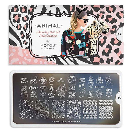 Animal 19 ✦ Nail Stamping Plate - MoYou London