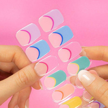 Gel Nail Strip ★ Tipsy Rainbow - MoYou London