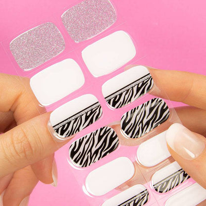 Gel Nail Strip ★ Zebra Glam - MoYou London