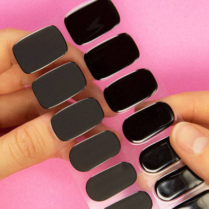 Gel Nail Strip ★ Blackout ★ Matte Effect - MoYou London