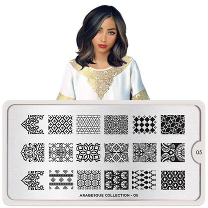 Arabesque 05 ✦ Nail Stamping Plate - MoYou London